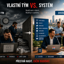 Vlastní tým vs. systém: proč většina malých realitních týmů nikdy nevyroste
