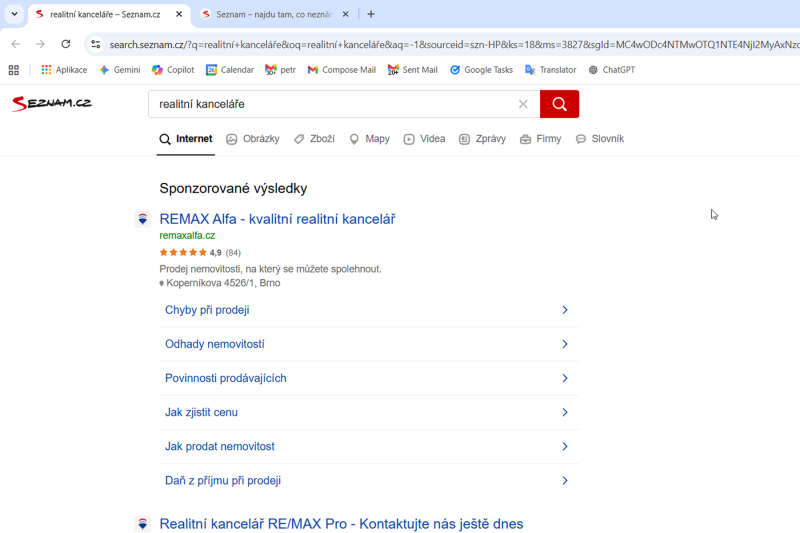 Jak vytvořit reklamu na Seznamu na nábor nemovitostí