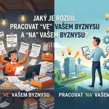 Jaký je rozdíl pracovat „ve“ vašem byznysu  a „na“ vašem byznysu