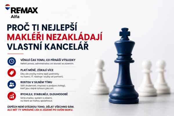 Proč ti nejlepší makléři nezakládají vlastní kancelář