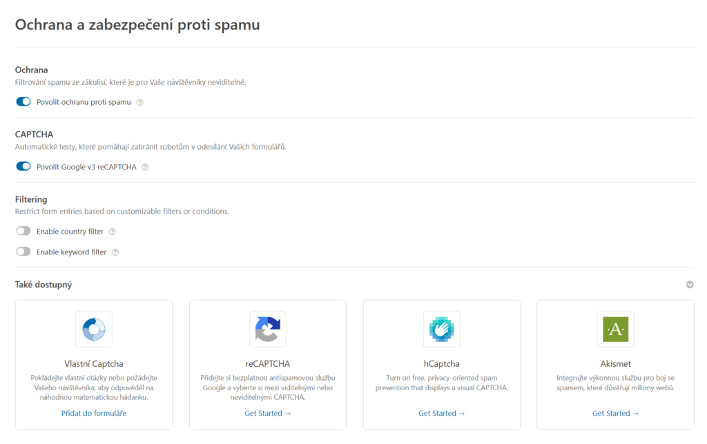 ochrana proti spamu