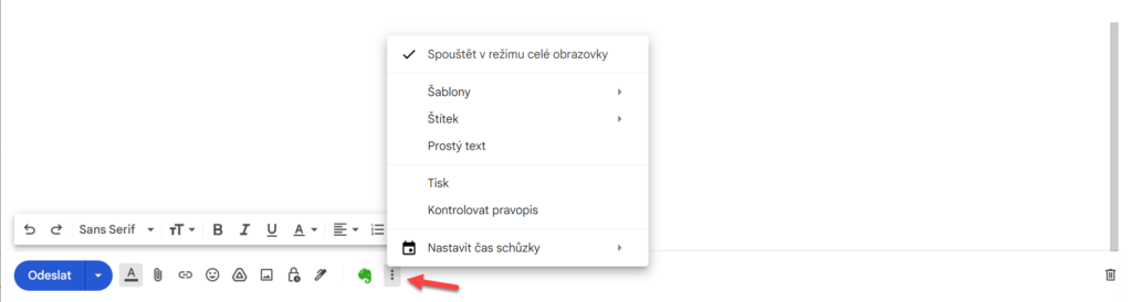 šablony emailů